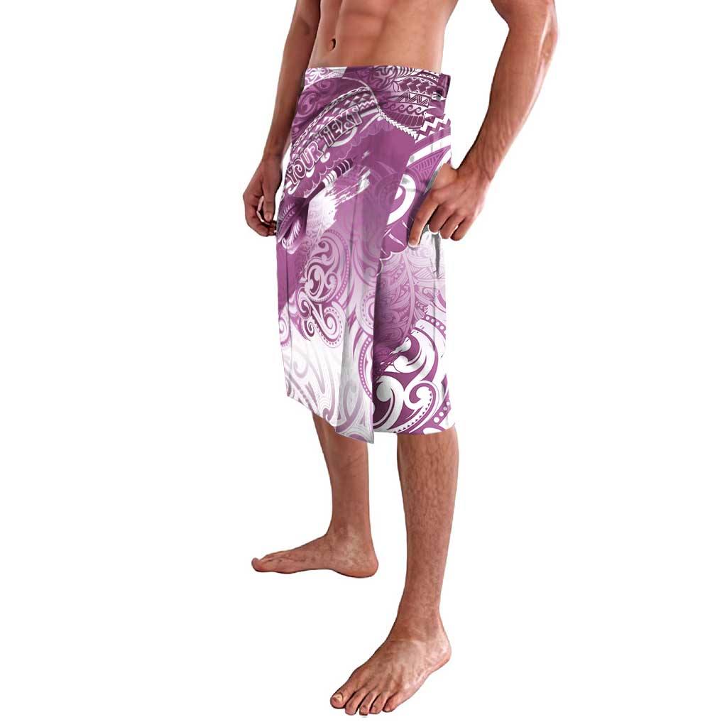 Personalised New Zealand Aotearoa Darts Masters Lavalava Maori Art Tattoo with Tribal Dart Symbol Pink - Polynesian Pride