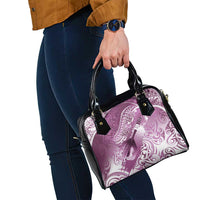 Personalised New Zealand Aotearoa Darts Masters Shoulder Handbag Maori Art Tattoo with Tribal Dart Symbol Pink - Polynesian Pride