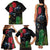 New Zealand Tui Family Matching Tank Maxi Dress and Hawaiian Shirt Guardians of the Hei Tiki - Maori Art and Plants