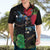 New Zealand Tui Hawaiian Shirt Guardians of the Hei Tiki - Maori Art and Plants