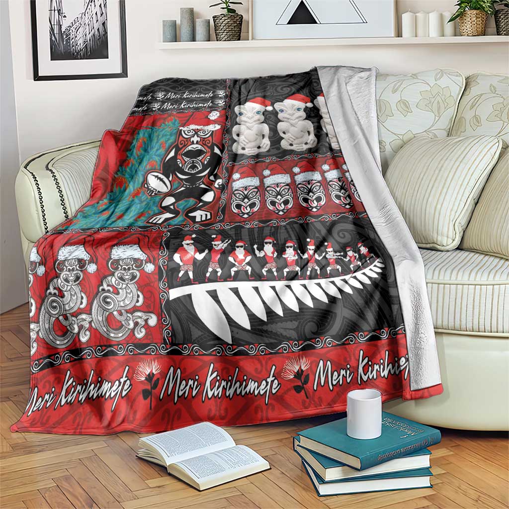 New Zealand Christmas Blanket Maori Christmas Spirit - Meri Kirihimete