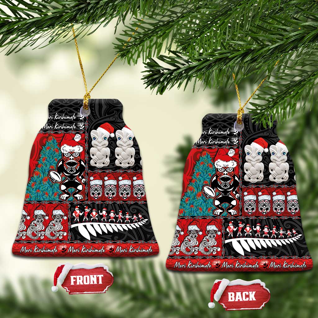 New Zealand Christmas Ceramic Ornament Maori Christmas Spirit - Meri Kirihimete