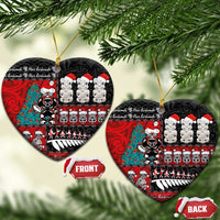 New Zealand Christmas Ceramic Ornament Maori Christmas Spirit - Meri Kirihimete