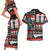 New Zealand Christmas Couples Matching Short Sleeve Bodycon Dress and Hawaiian Shirt Maori Christmas Spirit - Meri Kirihimete