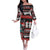 New Zealand Christmas Off The Shoulder Long Sleeve Dress Maori Christmas Spirit - Meri Kirihimete