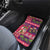 Hawaiian Christmas Car Mats - Mele Kalikimaka Island Holiday Vibes - Pink Purple