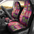 Hawaiian Christmas Car Seat Cover - Mele Kalikimaka Island Holiday Vibes - Pink Purple