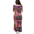 Hawaiian Christmas Family Matching Puletasi and Hawaiian Shirt - Mele Kalikimaka Island Holiday Vibes - Pink Purple