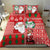 Australian Christmas Bedding Set - Santa Koala Kangaroo and Holiday Cheer