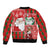 Australian Christmas Bomber Jacket - Santa Koala Kangaroo and Holiday Cheer