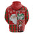 Australian Christmas Hoodie - Santa Koala Kangaroo and Holiday Cheer