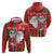 Australian Christmas Hoodie - Santa Koala Kangaroo and Holiday Cheer