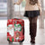 Australian Christmas Luggage Cover - Santa Koala Kangaroo and Holiday Cheer