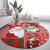 Australian Christmas Round Carpet - Santa Koala Kangaroo and Holiday Cheer