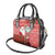 Australian Christmas Shoulder Handbag - Santa Koala Kangaroo and Holiday Cheer