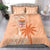 Bula Fiji Bedding Set Tropical Flower and Tapa Pattern Peach Fuzz Color LT03 - Polynesian Pride