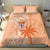 Bula Fiji Bedding Set Tropical Flower and Tapa Pattern Peach Fuzz Color LT03 - Polynesian Pride