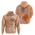 Bula Fiji Hoodie Tropical Flower and Tapa Pattern Peach Fuzz Color LT03 - Polynesian Pride