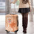 Bula Fiji Luggage Cover Tropical Flower and Tapa Pattern Peach Fuzz Color LT03 - Polynesian Pride