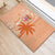 Bula Fiji Rubber Doormat Tropical Flower and Tapa Pattern Peach Fuzz Color LT03 - Polynesian Pride