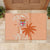 Bula Fiji Rubber Doormat Tropical Flower and Tapa Pattern Peach Fuzz Color LT03 - Polynesian Pride