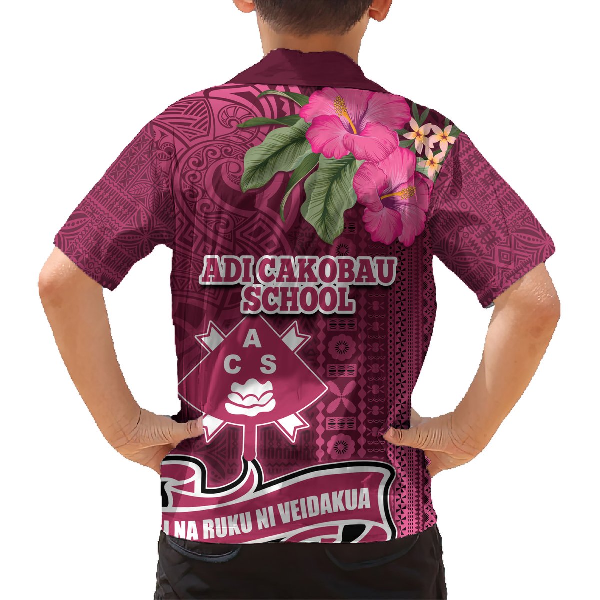 Fiji Adi Cakobau School Hawaiian Shirt Tropical Flower and Tapa Pattern LT03 - Polynesian Pride