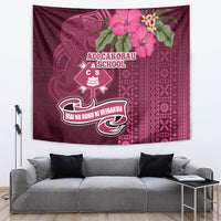 Fiji Adi Cakobau School Tapestry Tropical Flower and Tapa Pattern LT03 - Polynesian Pride