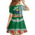 Fiji Natabua High School Family Matching Tank Maxi Dress and Hawaiian Shirt Tropical Flower and Tapa Pattern Green Style LT03 - Polynesian Pride