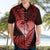 New Zealand Valentine Day Hawaiian Shirt Aotearoa Warrior and Woman Love Story Silver Fern Koru Red Style LT03 - Polynesian Pride