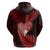 New Zealand Valentine Day Hoodie Aotearoa Warrior and Woman Love Story Silver Fern Koru Red Style LT03 - Polynesian Pride