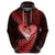 New Zealand Valentine Day Hoodie Aotearoa Warrior and Woman Love Story Silver Fern Koru Red Style LT03 - Polynesian Pride