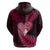 New Zealand Valentine Day Hoodie Aotearoa Warrior Love Story Silver Fern Koru Pink Style LT03 - Polynesian Pride