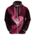 New Zealand Valentine Day Hoodie Aotearoa Warrior Love Story Silver Fern Koru Pink Style LT03 - Polynesian Pride