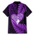 New Zealand Valentine Day Family Matching Short Sleeve Bodycon Dress and Hawaiian Shirt Aotearoa Warrior Love Story Silver Fern Koru Purple Style LT03 - Polynesian Pride