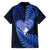 New Zealand Valentine Day Hawaiian Shirt Aotearoa Warrior Love Story Silver Fern Koru Blue Style LT03 - Polynesian Pride