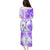 Hawaiian Cocktail Valentine Day Family Matching Puletasi and Hawaiian Shirt Hibiscus Kakau Pattern Purple Version LT03 - Polynesian Pride