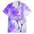 Hawaiian Cocktail Valentine Day Hawaiian Shirt Hibiscus Kakau Pattern Purple Version LT03 Purple - Polynesian Pride