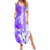 Hawaiian Cocktail Valentine Day Summer Maxi Dress Hibiscus Kakau Pattern Purple Version LT03 Women Purple - Polynesian Pride