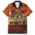 The Rising Sun Badge ANZAC Hawaiian Shirt Last Post Field of Poppy Starry Night Style LT03 Black - Polynesian Pride