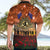 The Rising Sun Badge ANZAC Hawaiian Shirt Last Post Field of Poppy Starry Night Style LT03 - Polynesian Pride