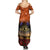 The Rising Sun Badge ANZAC Summer Maxi Dress Last Post Field of Poppy Starry Night Style LT03 - Polynesian Pride