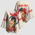 Personalised Japanese Culture Hawaii Style Kimono Sleeve Blouse Japanese Samurai with Hawaiian Pattern - Polynesian Pride