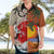 Pan-Pacific Festival Hawaiian Shirt Mauna Kea and Fuji Mountains