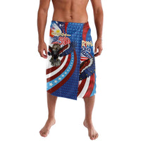 Philippines and United States Semiquincentennial Lavalava Eagle and National Flag Style