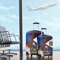 American Samoa and United States Semiquincentennial Luggage Cover Bald Eagle with National Flag Style