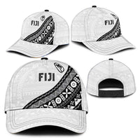 Fijian Rugby Classic Cap Tapa Pattern and Palm Tree Tribal