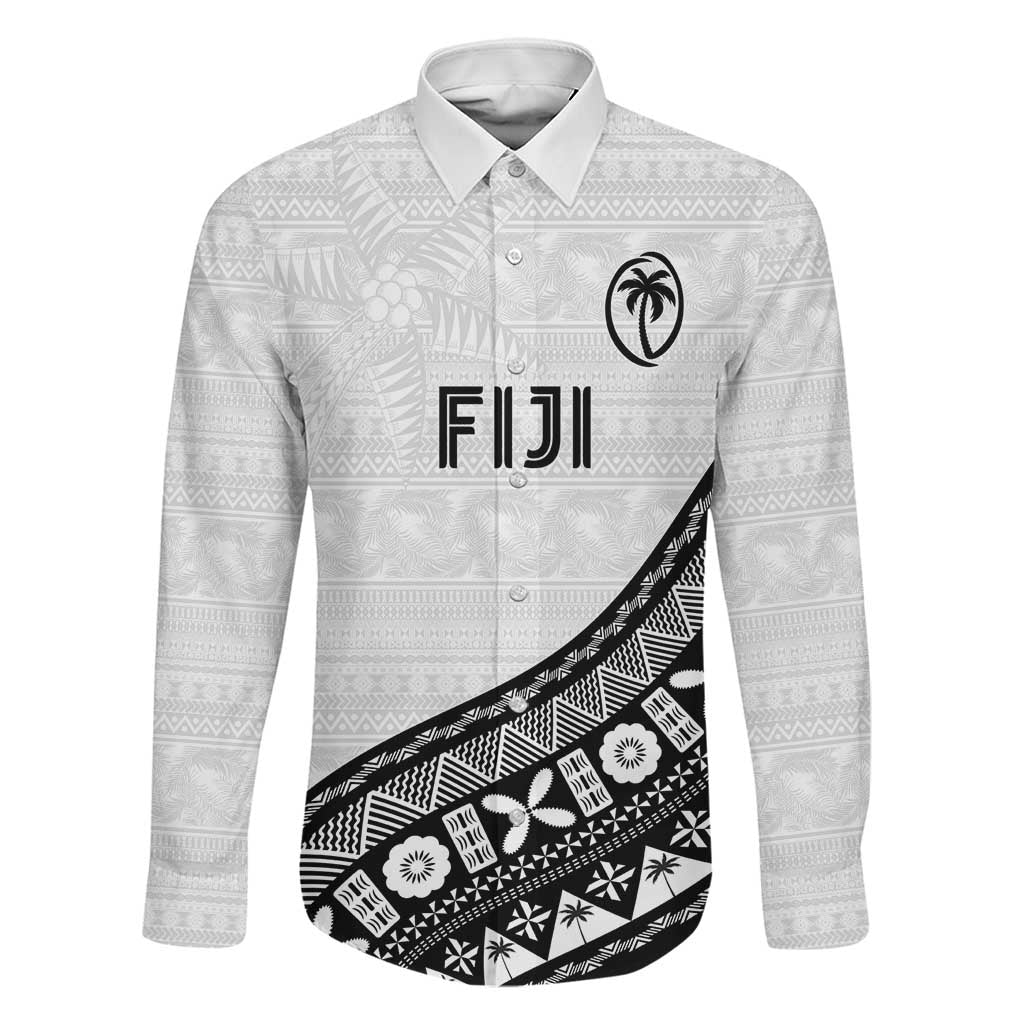 Custom Fijian Rugby Family Matching Mermaid Dress and Hawaiian Shirt Tapa Pattern and Palm Tree Tribal