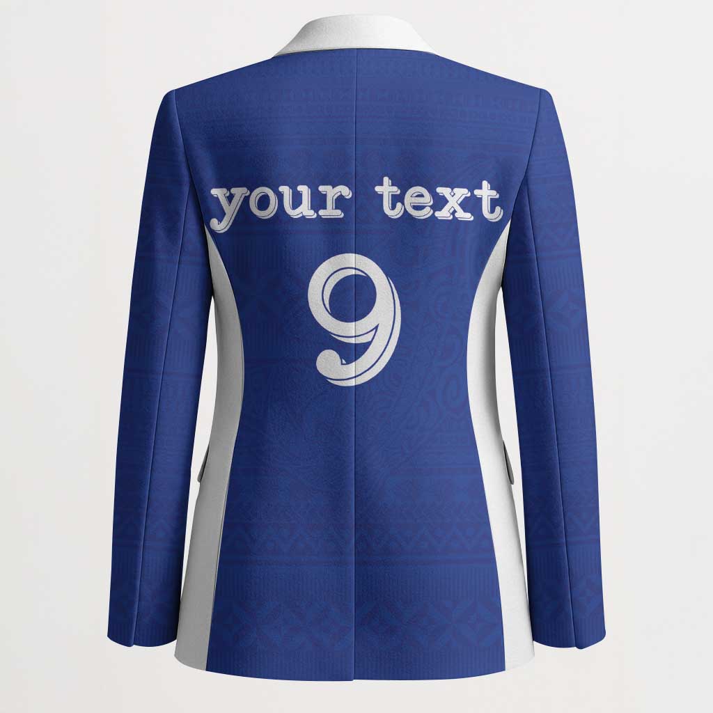 Custom Fijian Football Blazer Tapa Pattern and Shark Tribal
