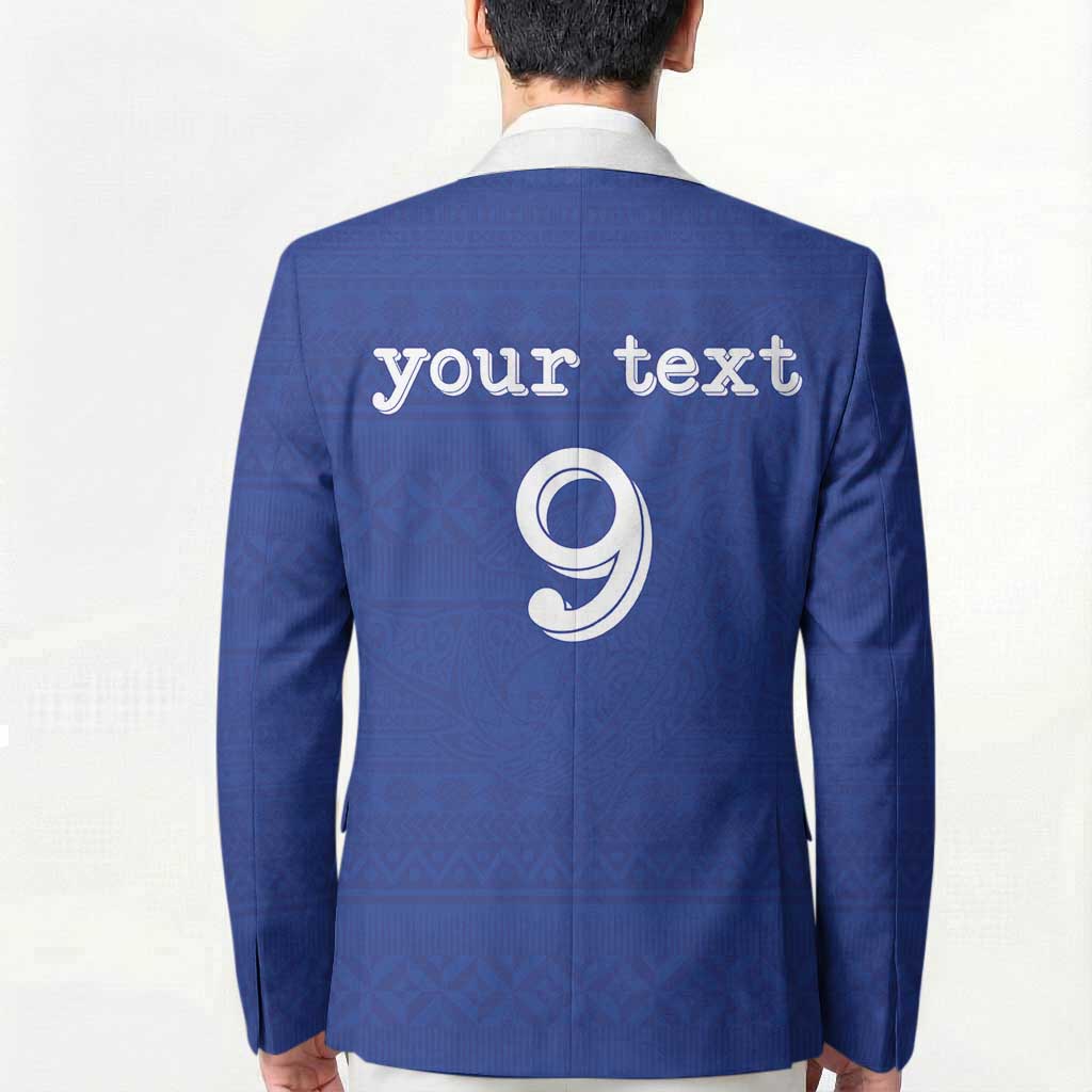 Custom Fijian Football Blazer Tapa Pattern and Shark Tribal