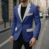 Custom Fijian Football Blazer Tapa Pattern and Shark Tribal
